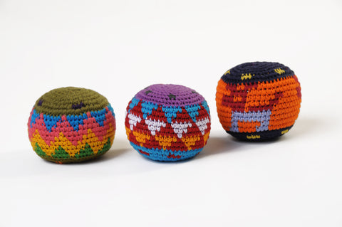 BALLE RASTA MULTICOLORE - LOT DE 3