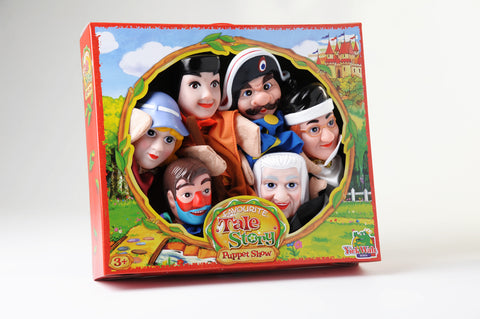 GRAND COFFRET DE 6 MARIONNETTES "GUIGNOL"