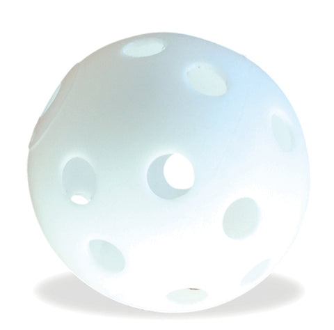 BALLE DE GOLF EN PLASTIQUE RIGIDE PERFOREE X 6