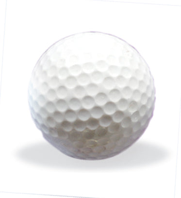 BALLE DE GOLF RIGIDE BLANCHE X 6