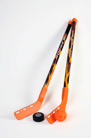 CROSSE INITIATION HOCKEY 83 CM X 2 - 1 BALLE / 1 PALET