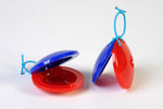 CASTAGNETTES EN PLASTIQUES dim 5,5cm X 2