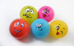 LOT DE 05 BALLONS SMILEY'S