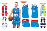 ENSEMBLE BASKETBALL  SUBLIMATION FEMME